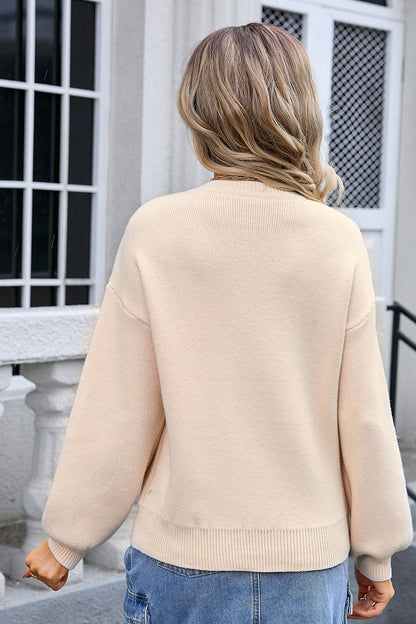 A Vintage Style Sweater with Delicate Timeless Details