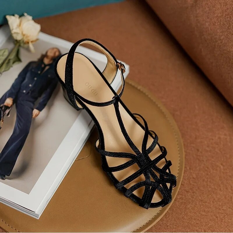 A Vintage Style Shoes with Delicate Timeless Details