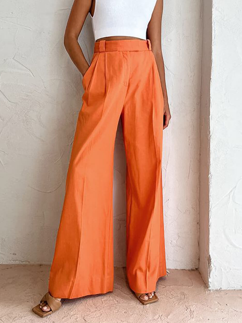 A Vintage Style Trousers with Delicate Timeless Details