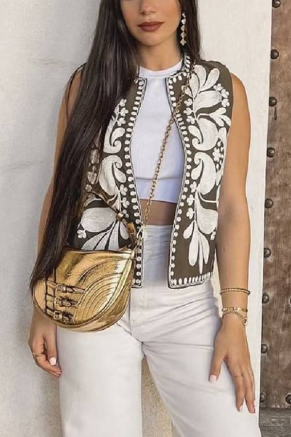 A Vintage Style Jacket with Delicate Timeless Details