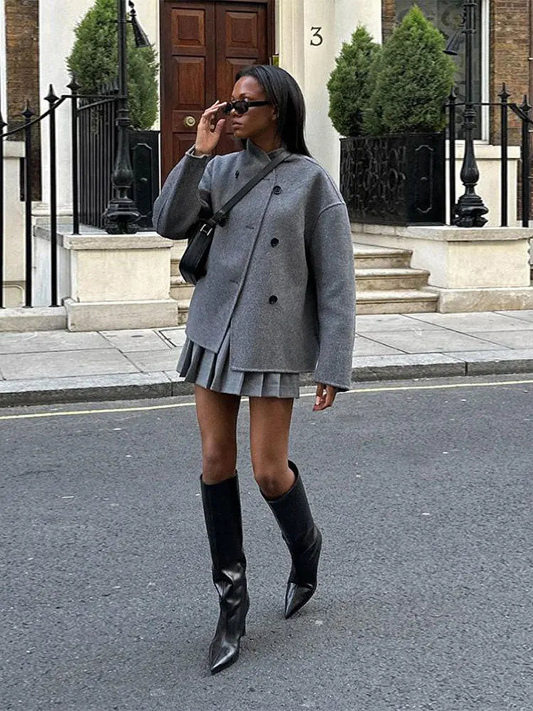 A Vintage Style Coat with Delicate Timeless Details