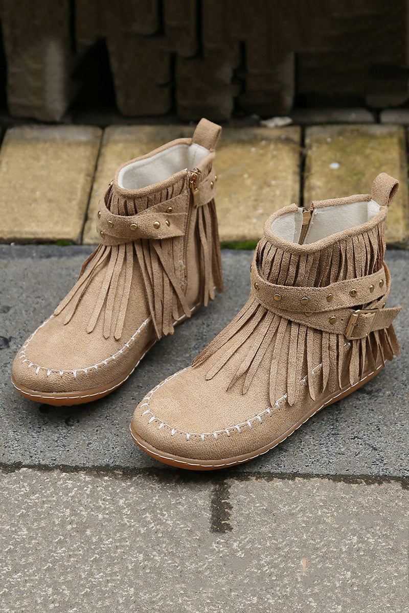A Vintage Style Boots with Delicate Timeless Details