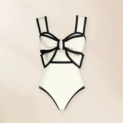A Vintage Style Swimsuit with Delicate Timeless Details