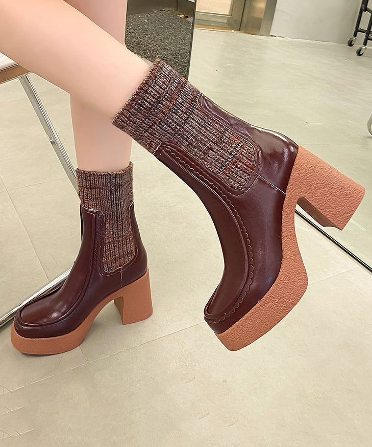 A Vintage Style Boots with Delicate Timeless Details