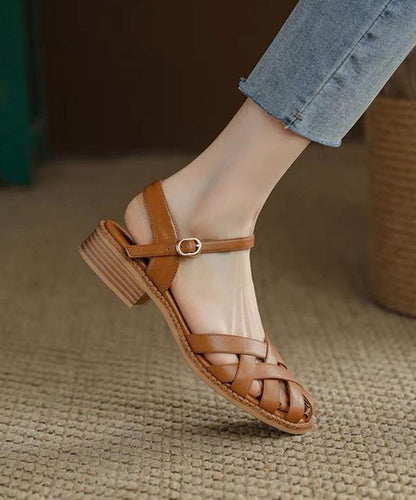A Vintage Style Sandals with Delicate Timeless Details