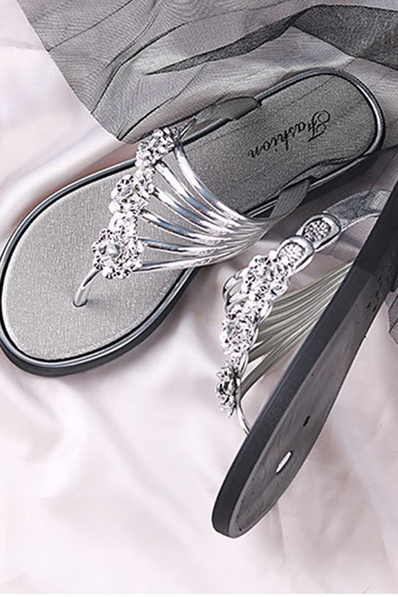 A Vintage Style Sandals with Delicate Timeless Details