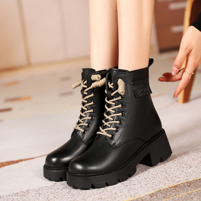A Vintage Style Boots with Delicate Timeless Details