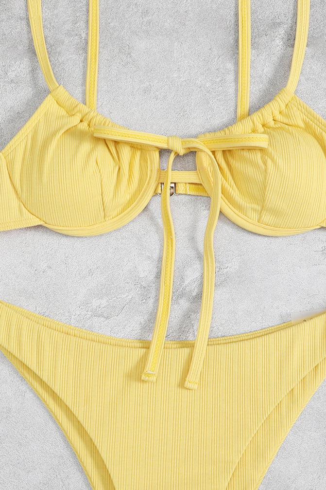 A Vintage Style Bikini with Delicate Timeless Details