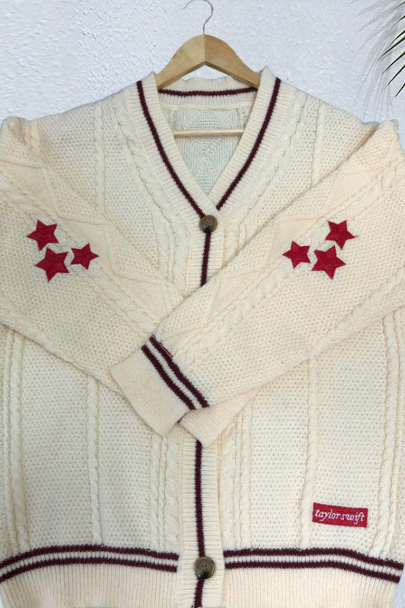 A Vintage Style Cardigan with Delicate Timeless Details