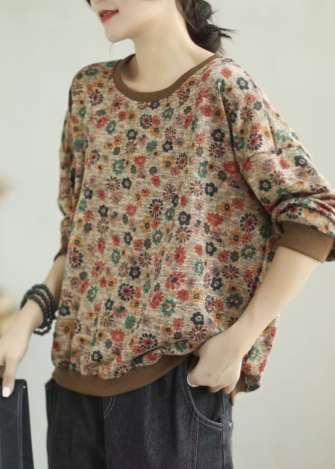 Vintage Inspired Sweater with a Contemporary Edge