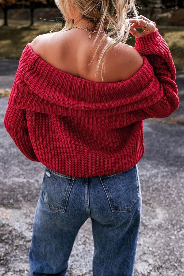 A Vintage Style Sweater with Delicate Timeless Details