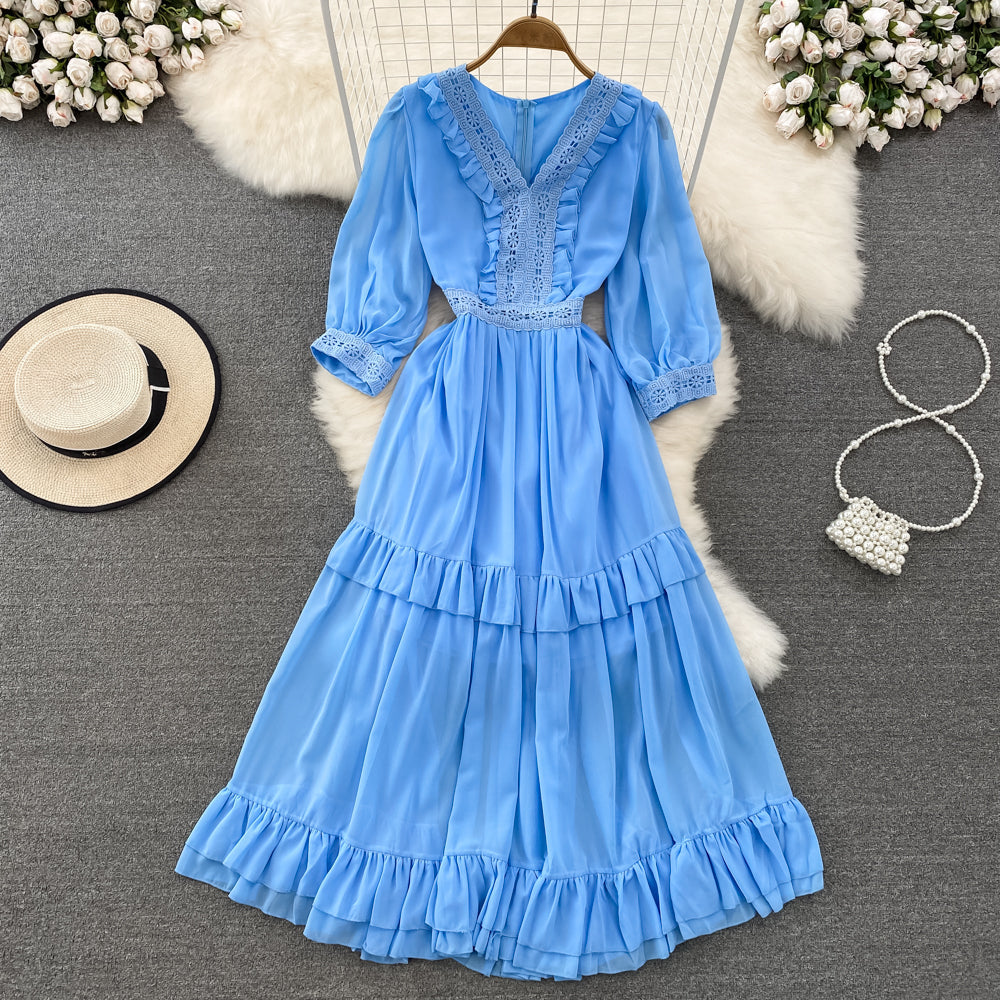 A Vintage Style Dress with Delicate Timeless Details