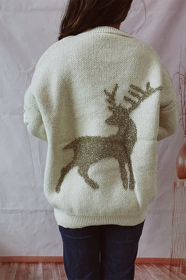 A Vintage Style Sweater with Delicate Timeless Details