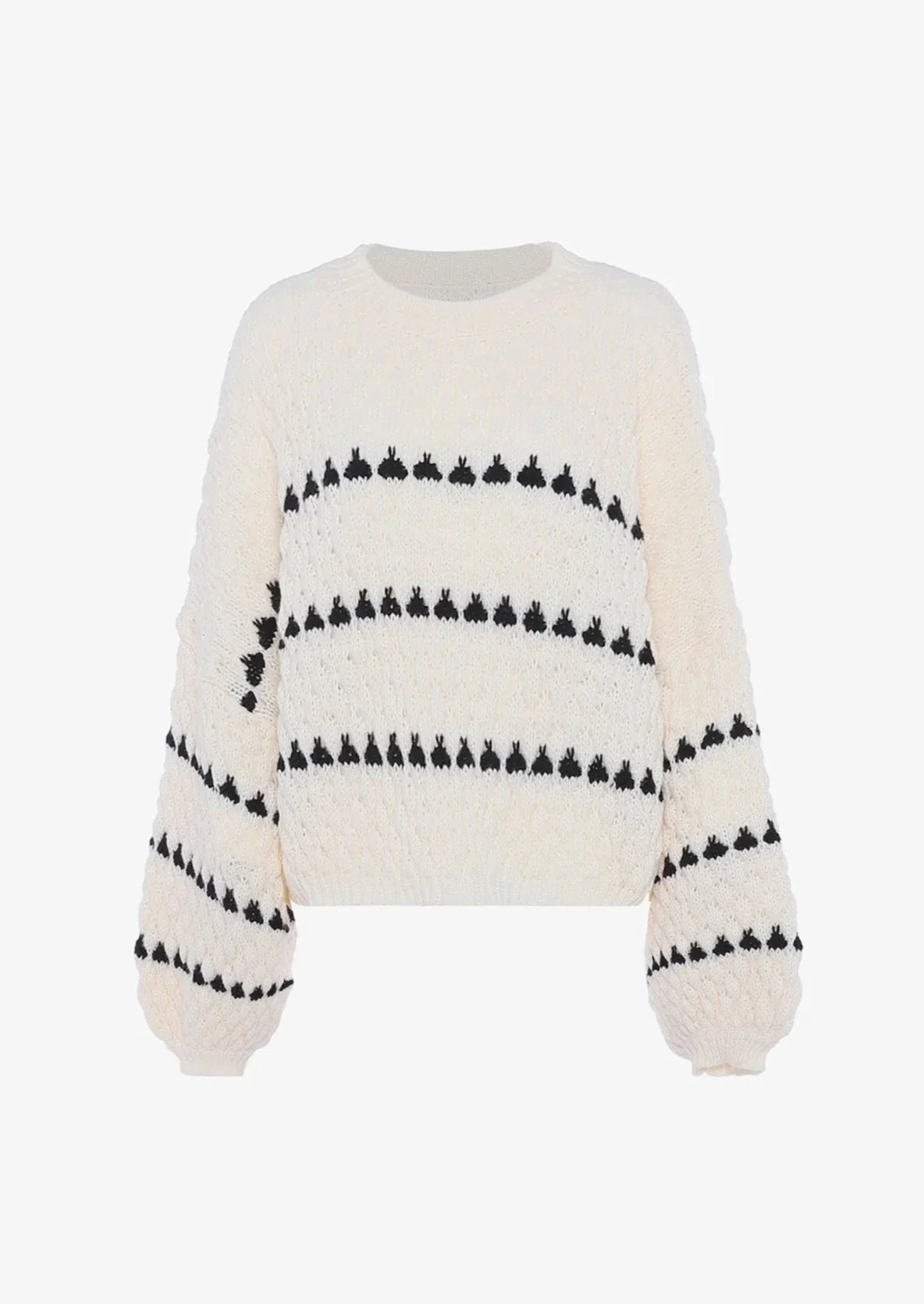 A Vintage Style Sweater with Delicate Timeless Details