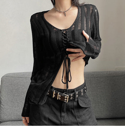 A Vintage Style Sweater with Delicate Timeless Details