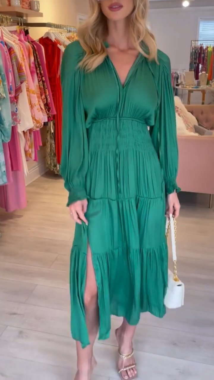 A Vintage Style Dress with Delicate Timeless Details