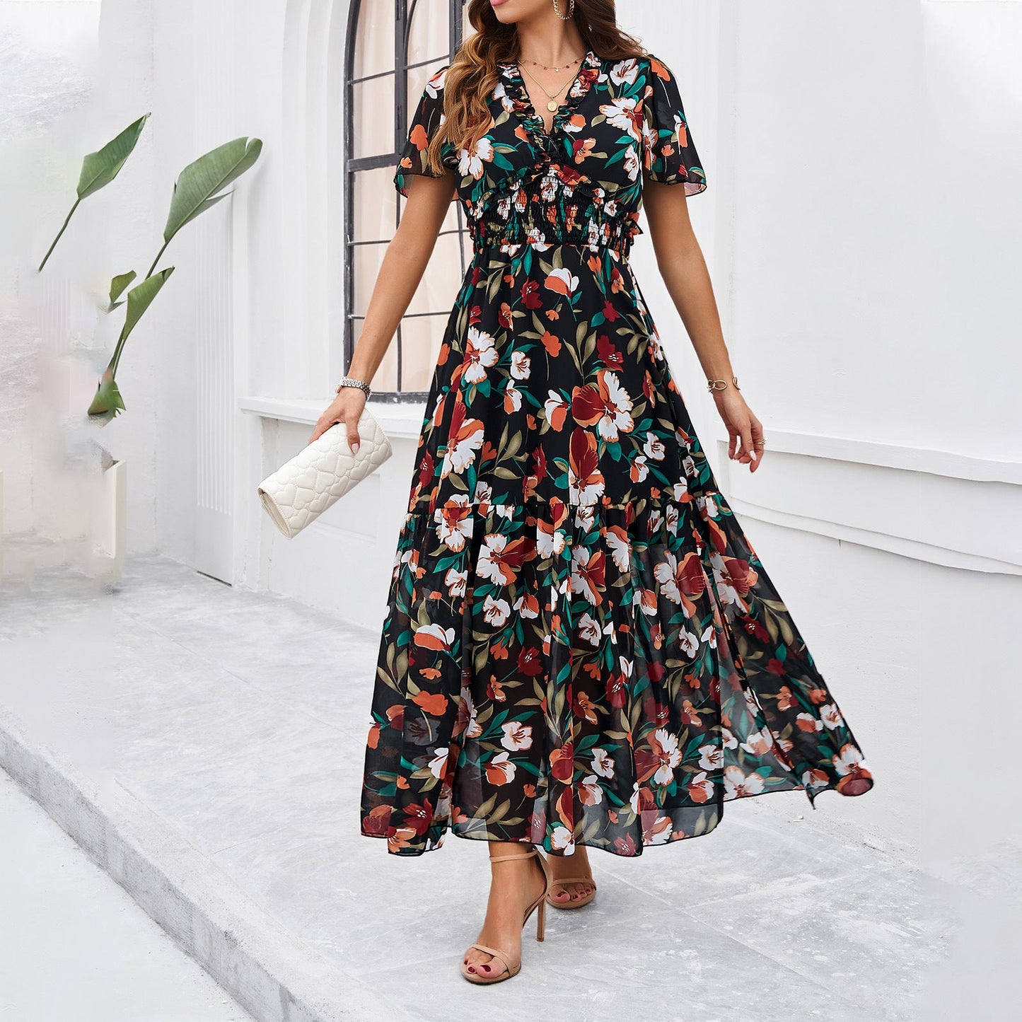 Elegantly Styled Dress for Everyday Wear