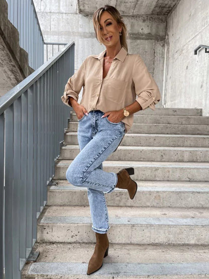 Beautifully Finished Blouse in a Timeless Design