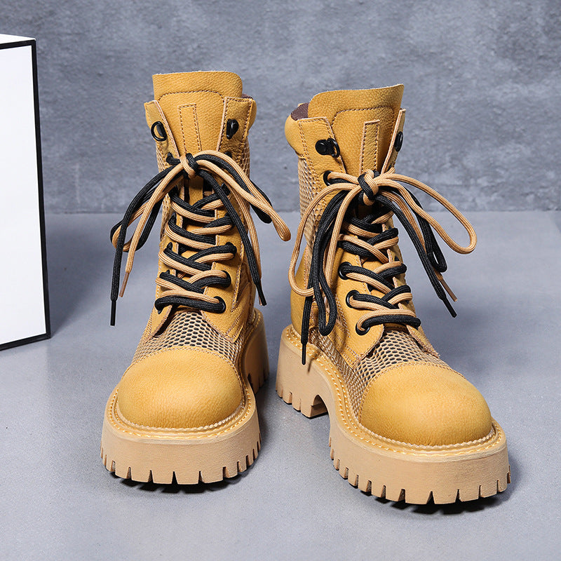 A Vintage Style Boots with Delicate Timeless Details