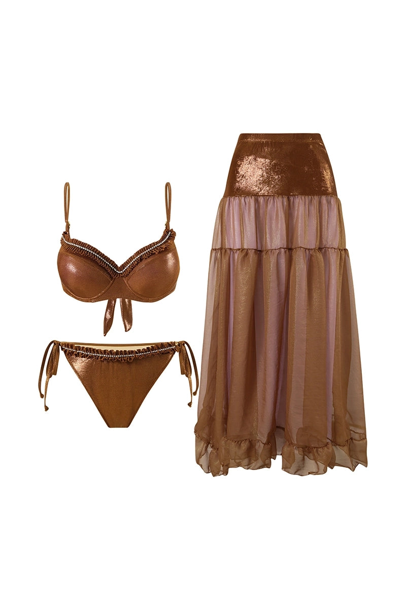 Classic Vintage Bikini with a Flattering Fit