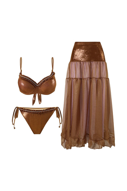 Classic Vintage Bikini with a Flattering Fit