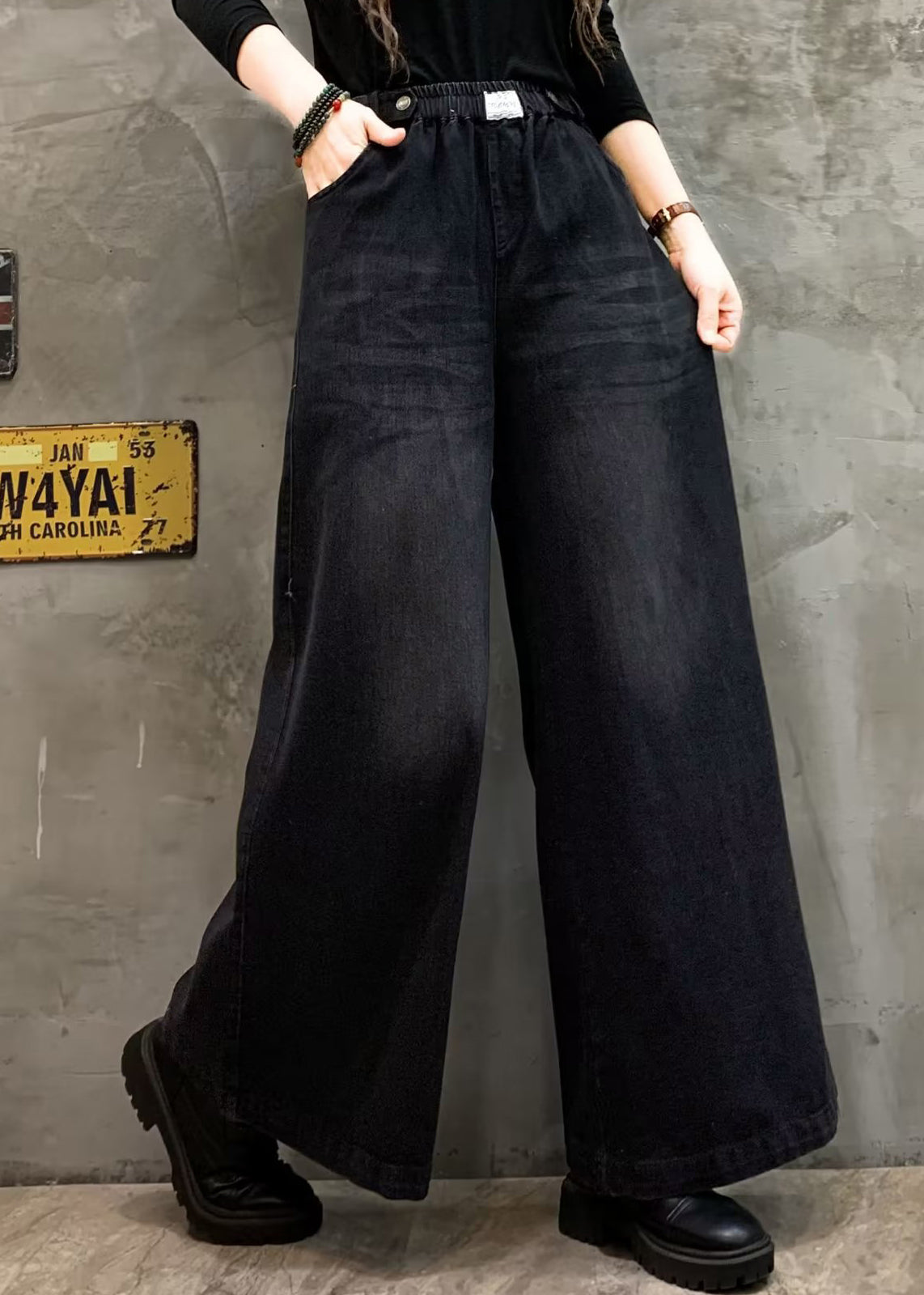 A Vintage Style Pants with Delicate Timeless Details