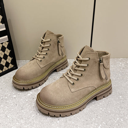 A Vintage Style Boots with Delicate Timeless Details