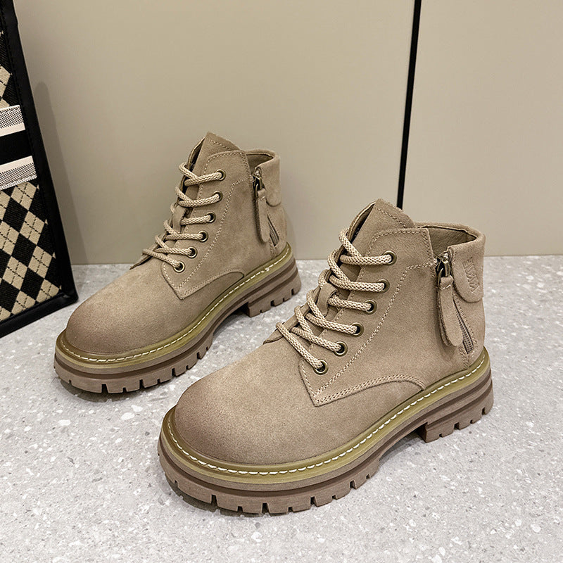 A Vintage Style Boots with Delicate Timeless Details
