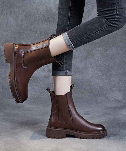 A Vintage Style Boots with Delicate Timeless Details