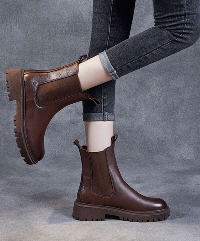 A Vintage Style Boots with Delicate Timeless Details
