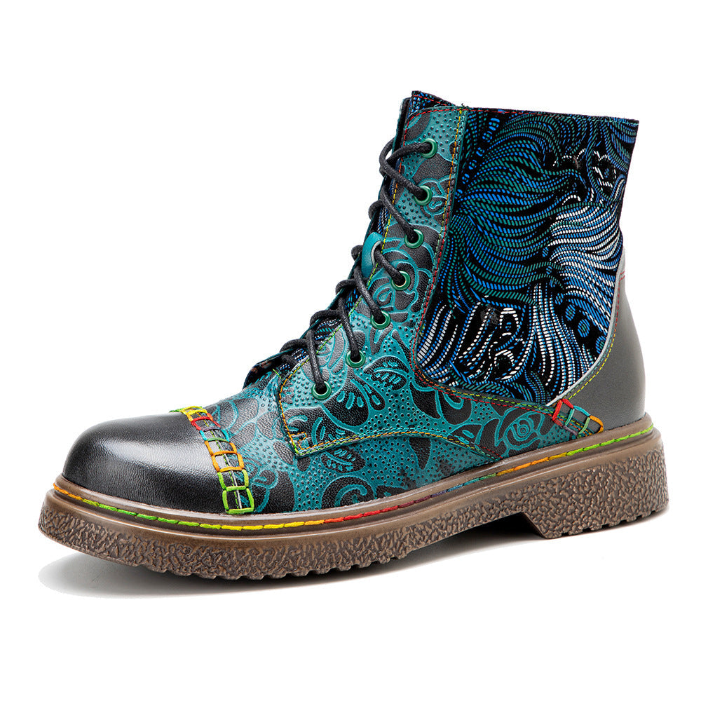 A Vintage Style Boots with Delicate Timeless Details