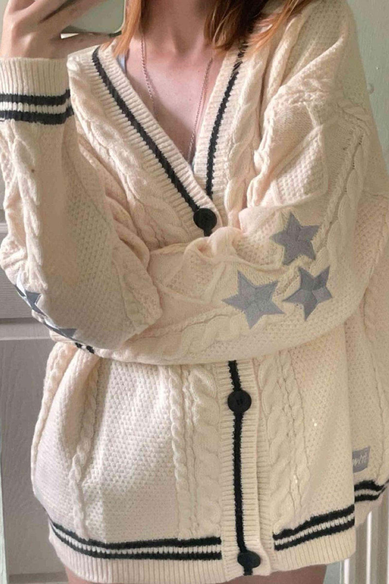 A Vintage Style Cardigan with Delicate Timeless Details