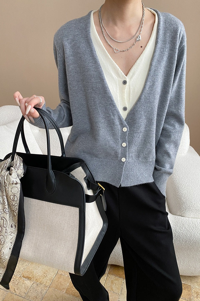 Classic Vintage Cardigan with a Flattering Fit