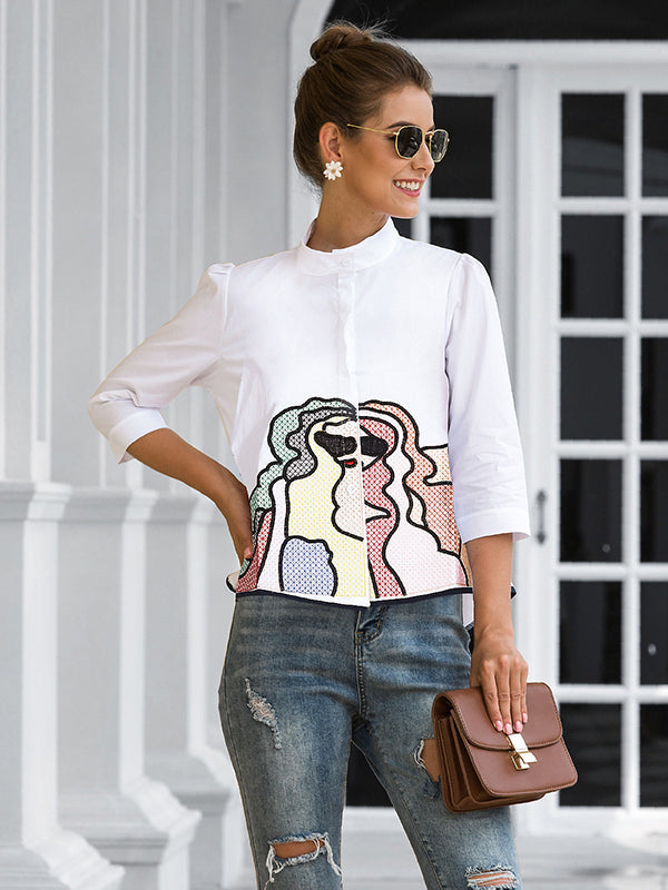 Well Tailored Blouse with a Graceful Silhouette