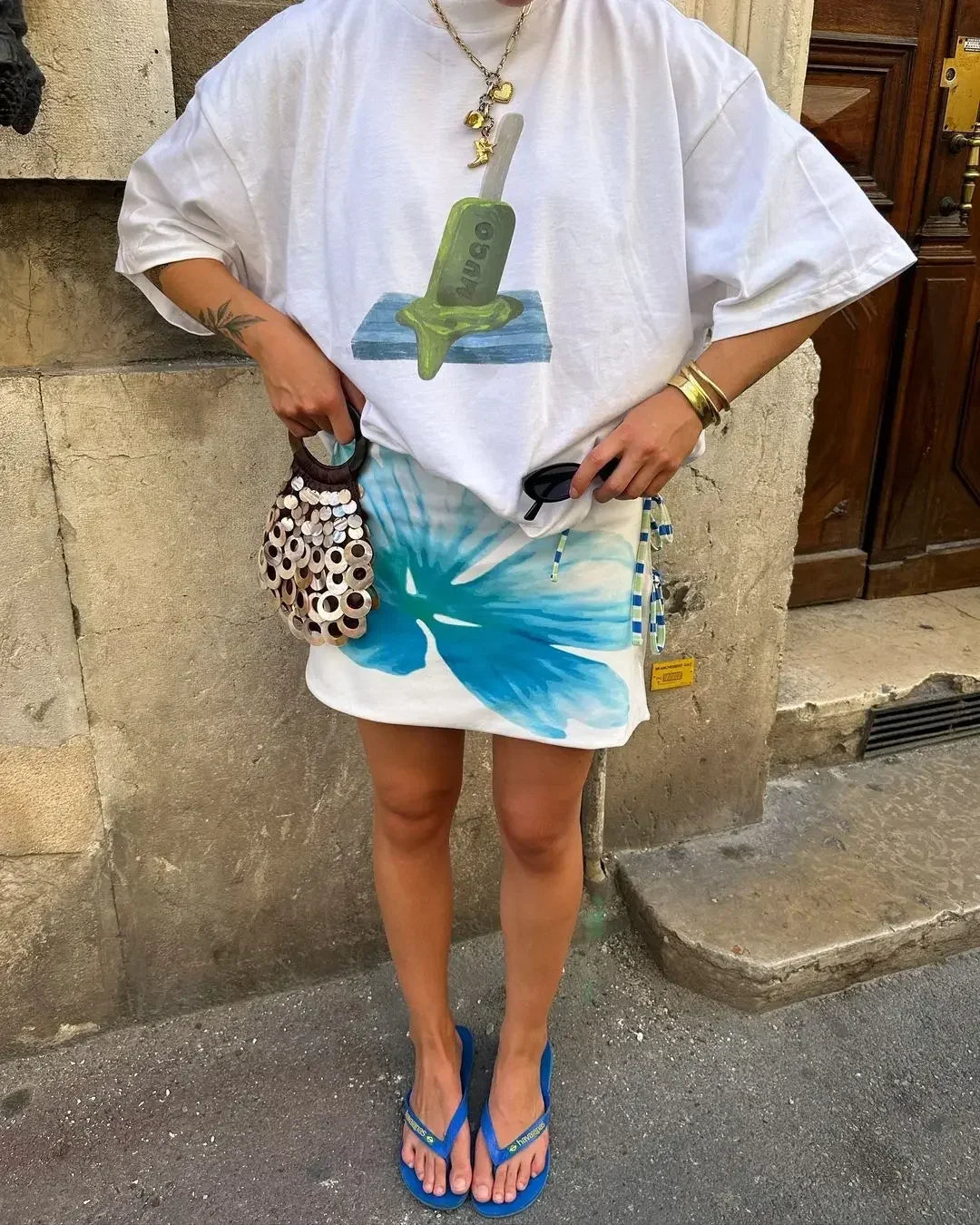 A Vintage Style T-Shirt with Delicate Timeless Details