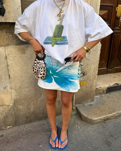 A Vintage Style T-Shirt with Delicate Timeless Details