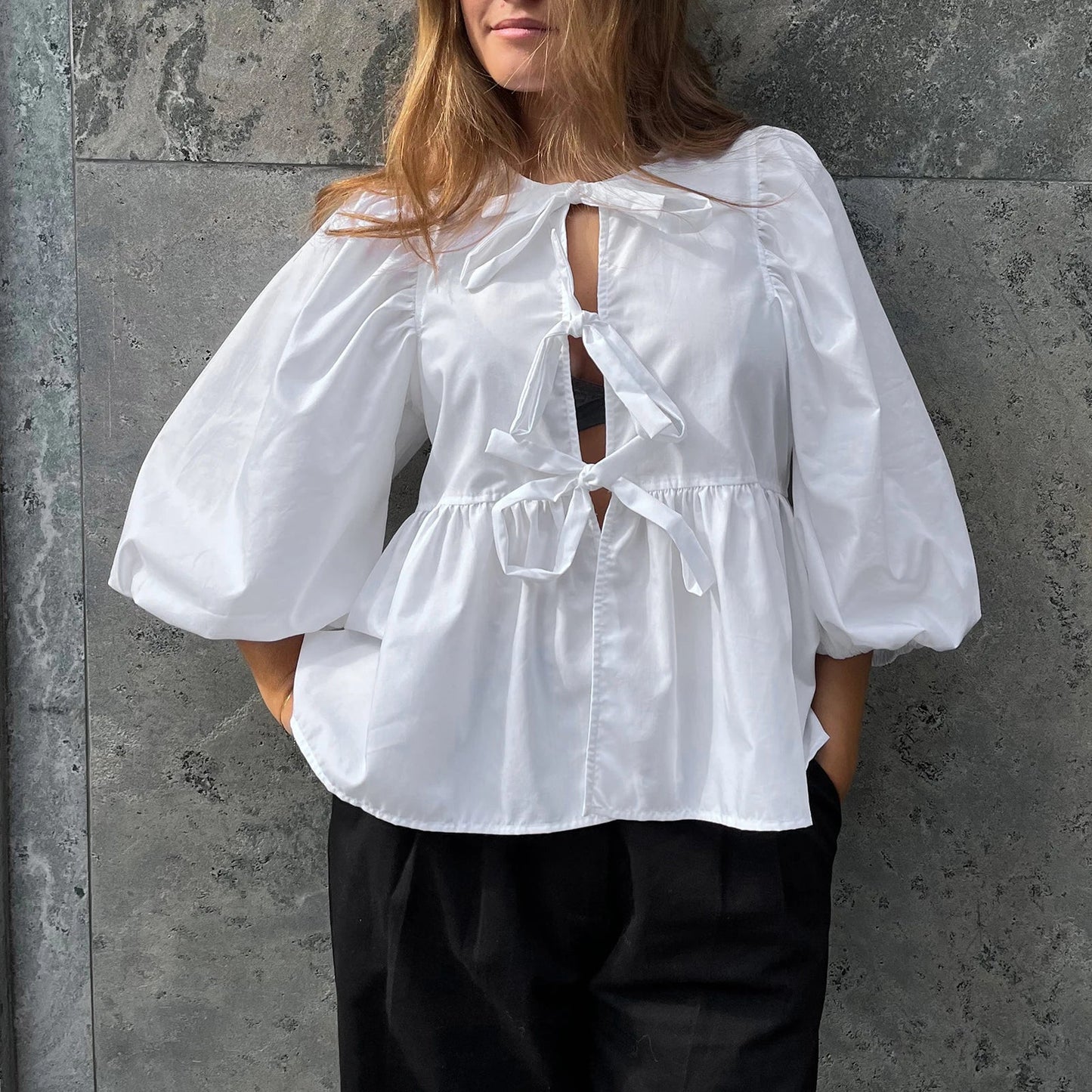 Vintage Inspired Blouse with a Contemporary Edge