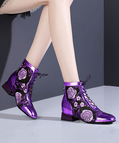A Vintage Style Boots with Delicate Timeless Details