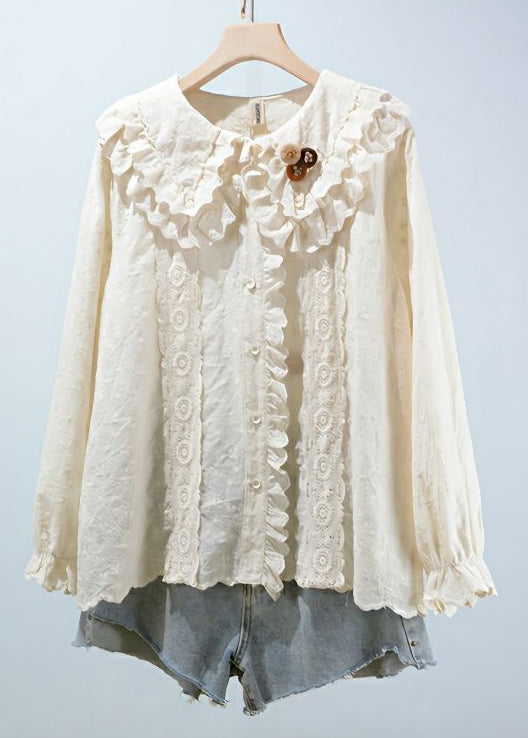 A Vintage Style Blouse with Delicate Timeless Details