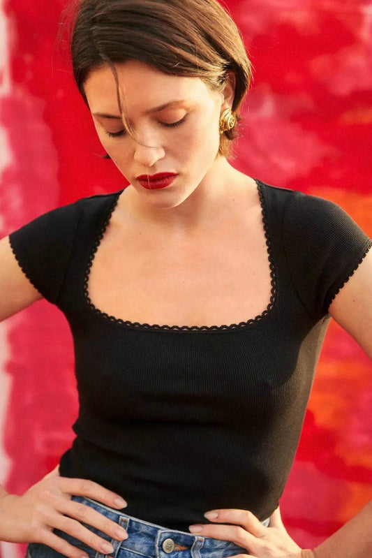 A Vintage Style Top with Delicate Timeless Details