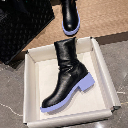 A Vintage Style Boots with Delicate Timeless Details