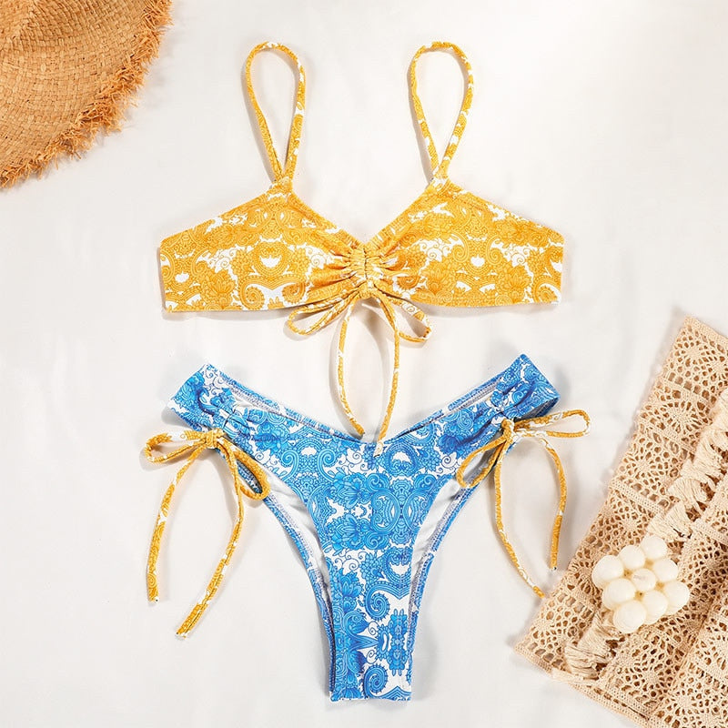 A Vintage Style Bikini with Delicate Timeless Details