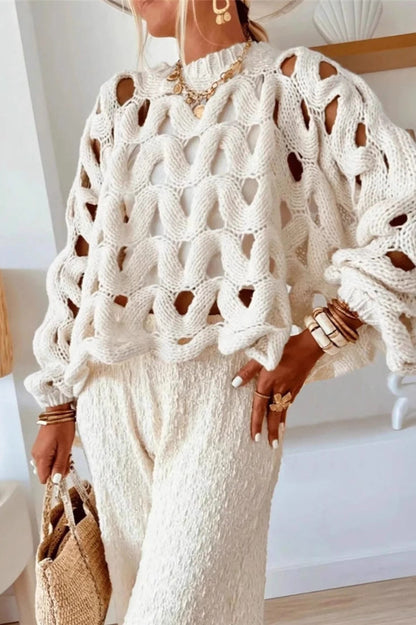 Vintage Inspired Sweater with a Contemporary Edge