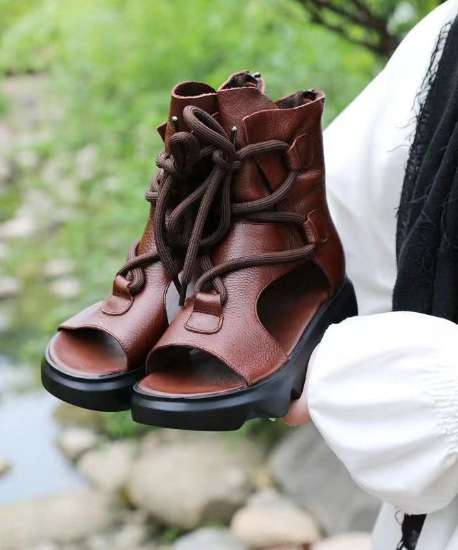 A Vintage Style Boots with Delicate Timeless Details