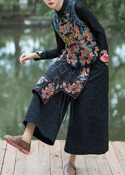 A Vintage Style Pants with Delicate Timeless Details