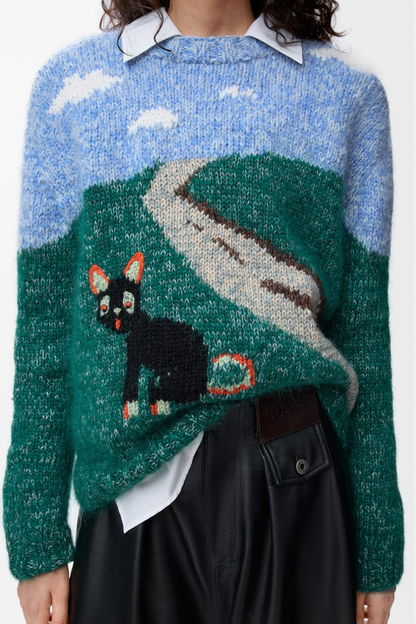 Vintage Inspired Sweater with a Contemporary Edge