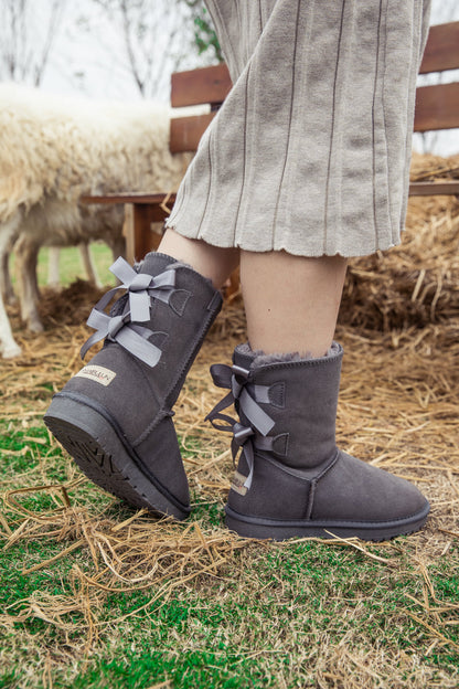 A Vintage Style Boots with Delicate Timeless Details