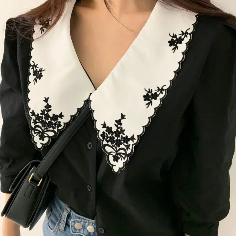 Vintage Inspired Blouse with a Contemporary Edge