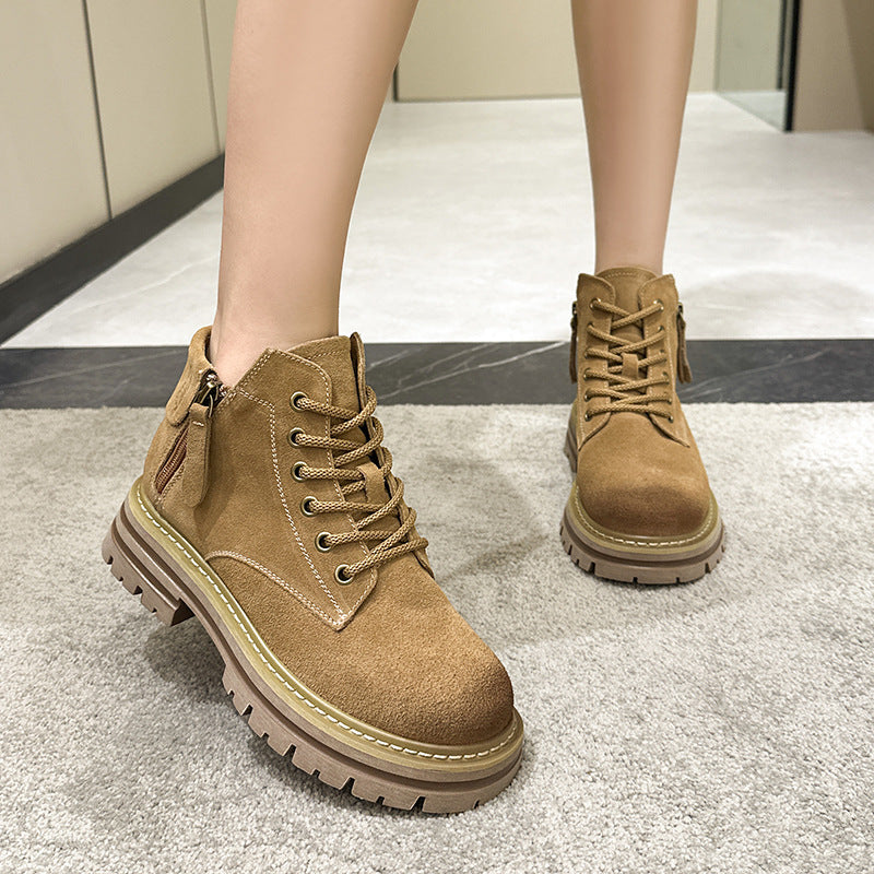 A Vintage Style Boots with Delicate Timeless Details