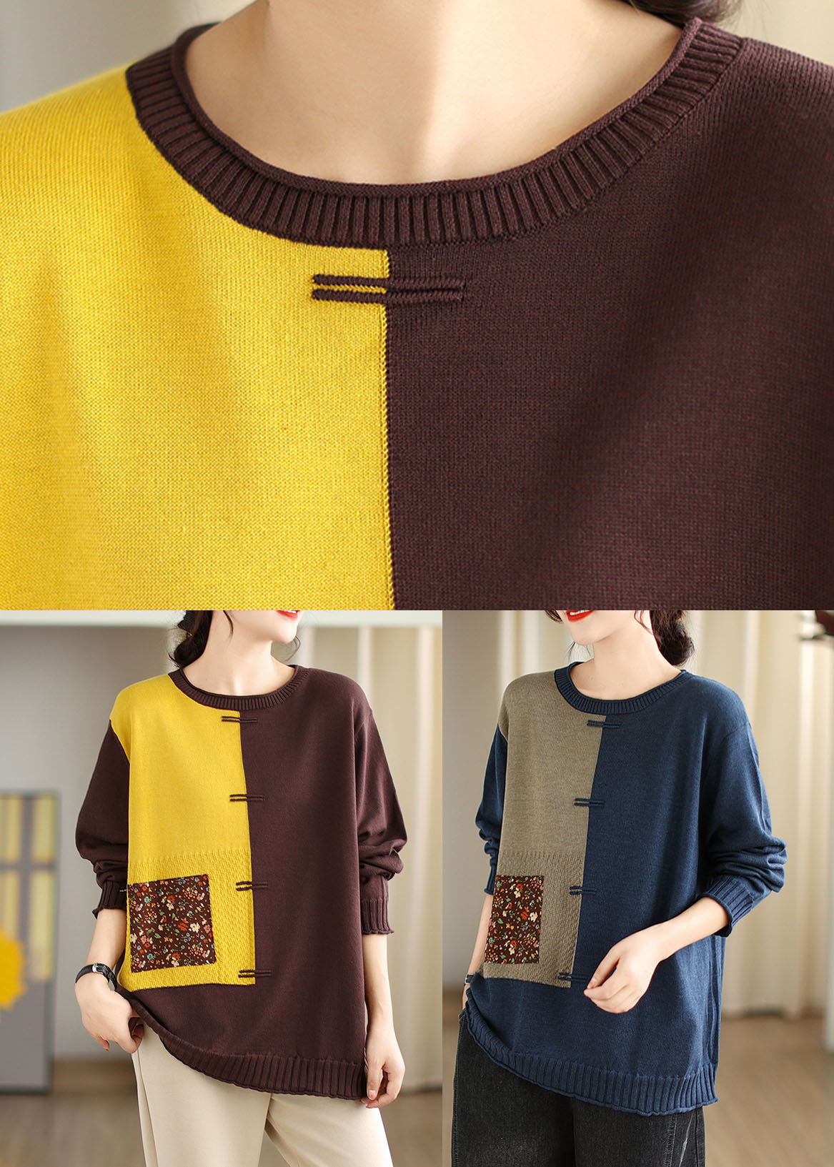 Vintage Inspired Sweater with a Contemporary Edge